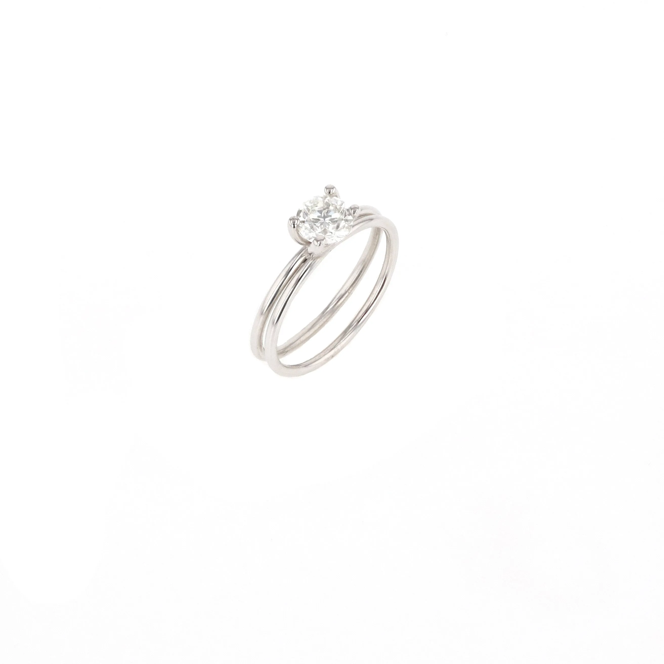 Miss Tea 14K Whitegold Ring w. Diamond