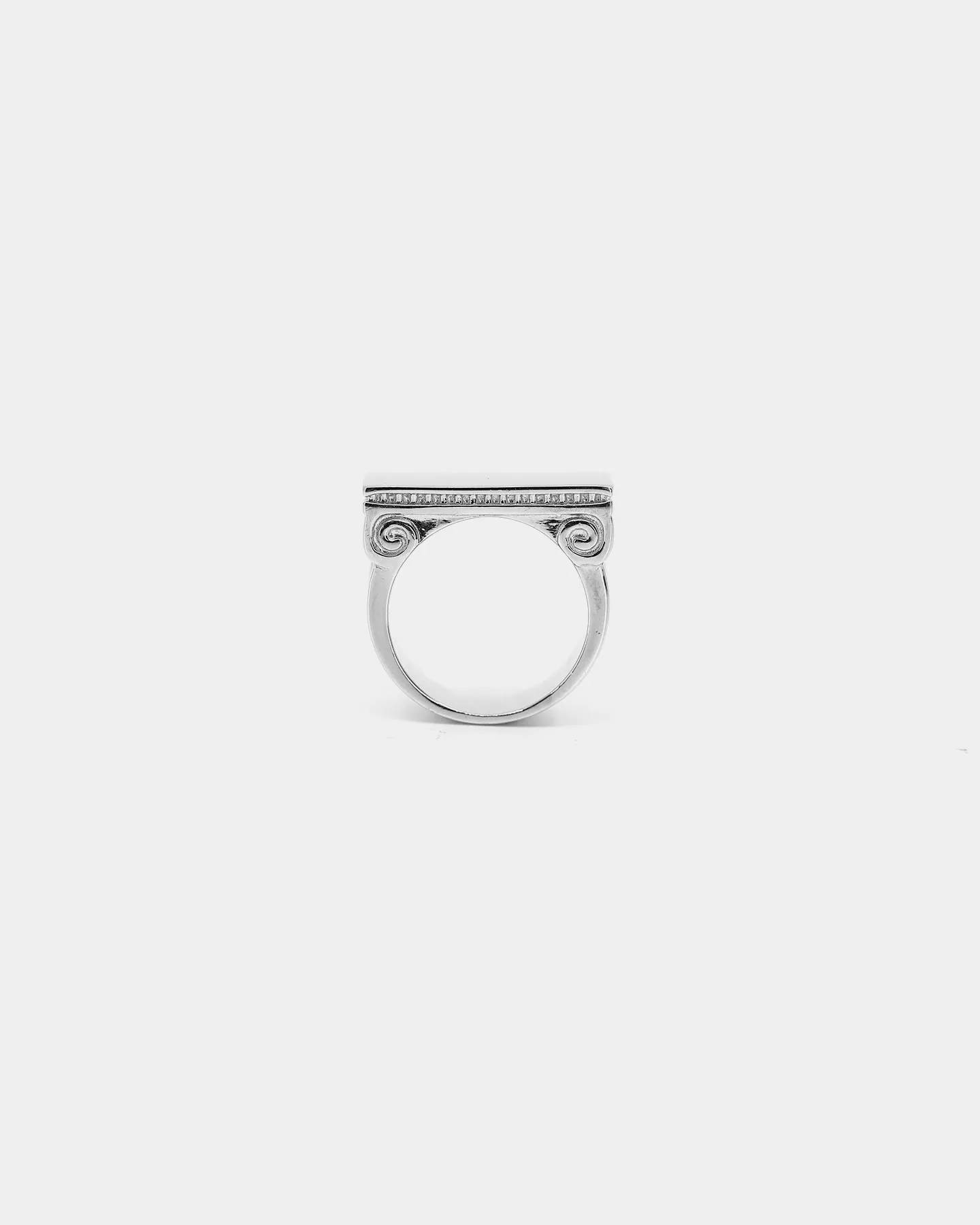 MISTER PILLAR RING STERLING SILVER