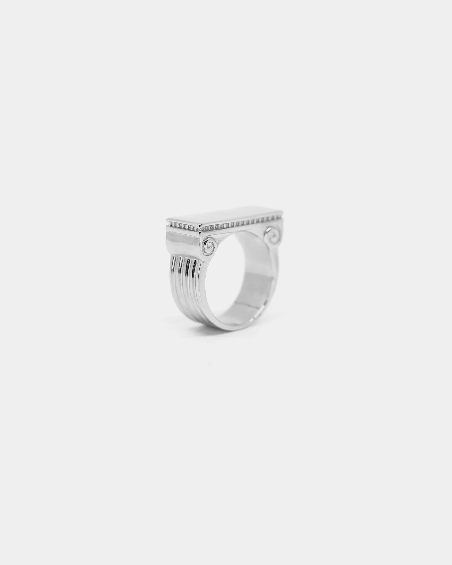 MISTER PILLAR RING STERLING SILVER