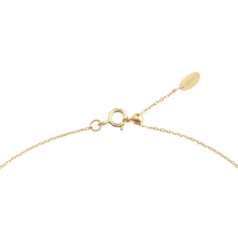 Modern Words Fine Question 18K Gold Bracelet