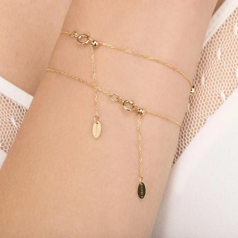 Modern Words Fine Smitten 18K Gold Bracelet