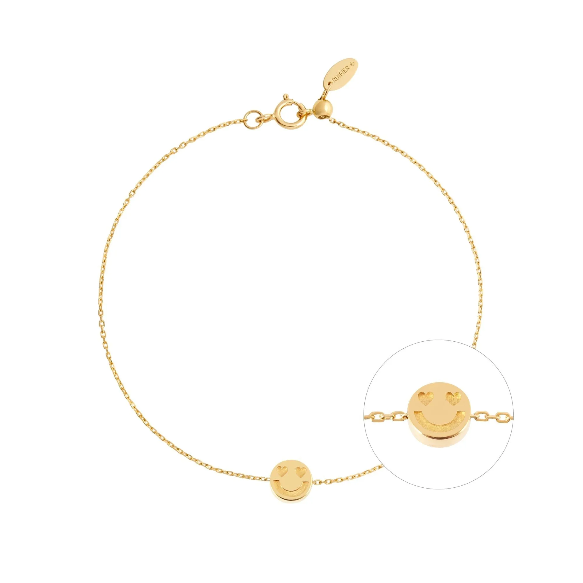 Modern Words Fine Smitten 18K Gold Bracelet