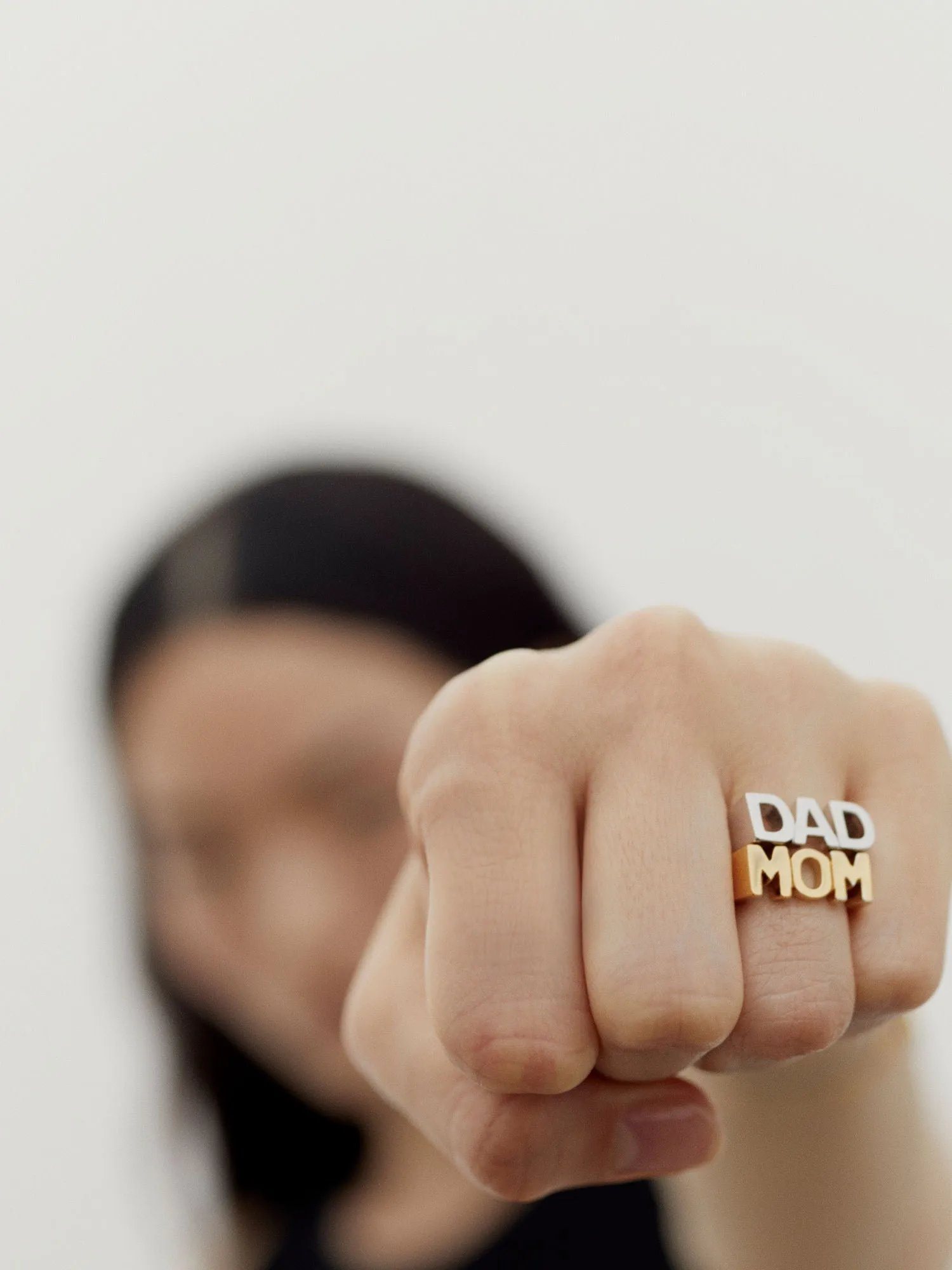 Mom Gold Plated Ring