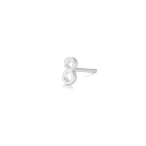 My 8 18K Whitegold Stud w. Diamond
