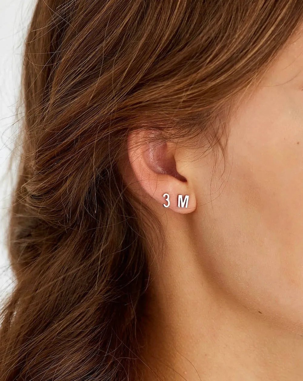 My Y 18K Whitegold Stud w. Diamond