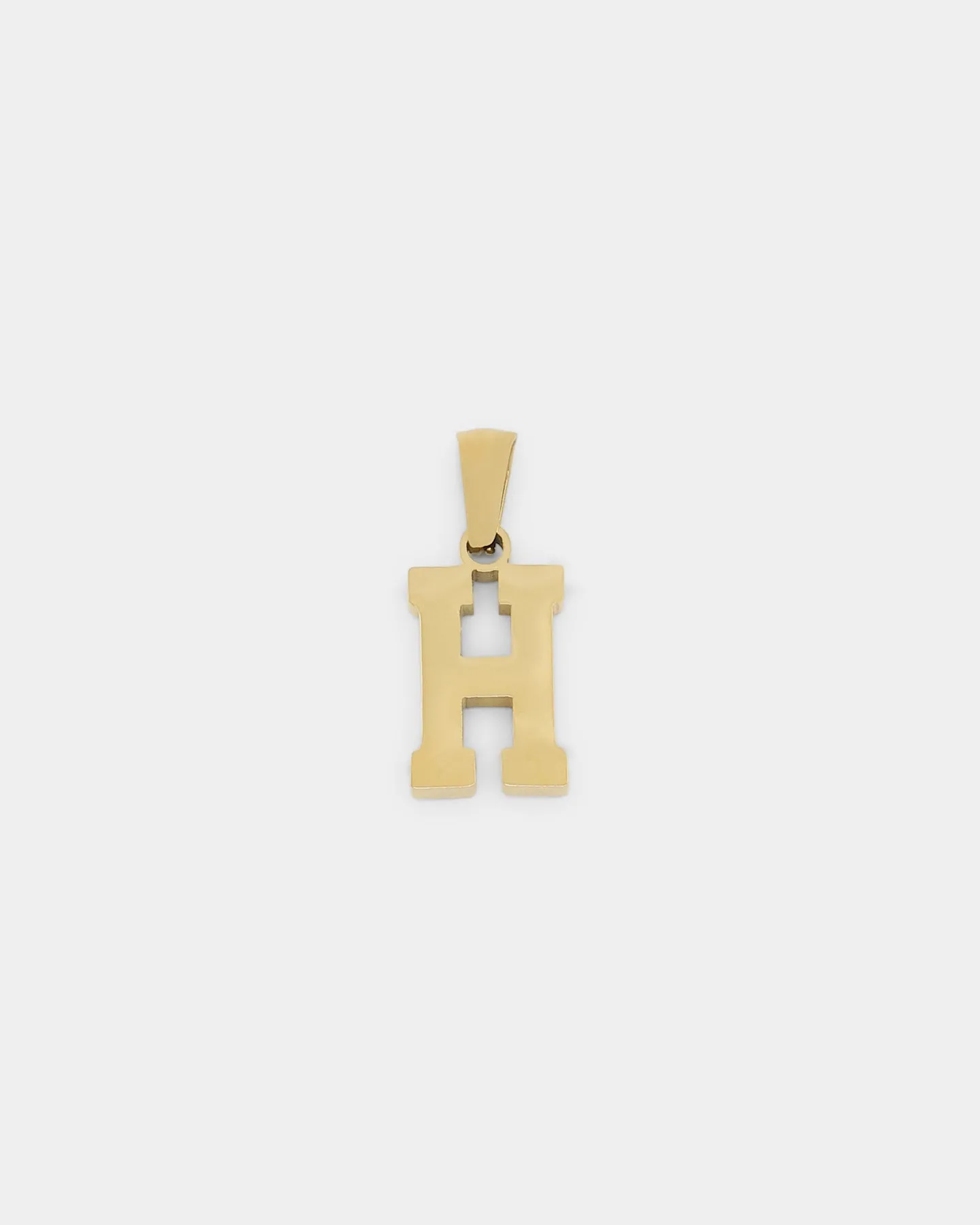 NXS College Letter Pendant Gold