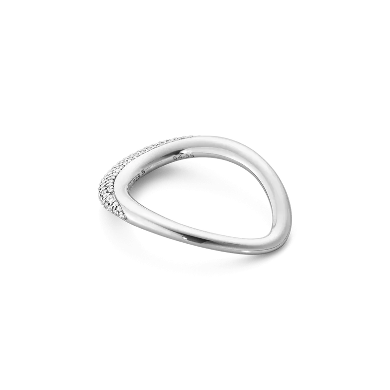 Offspring Silver Ring w. Diamonds, 0.29 ct