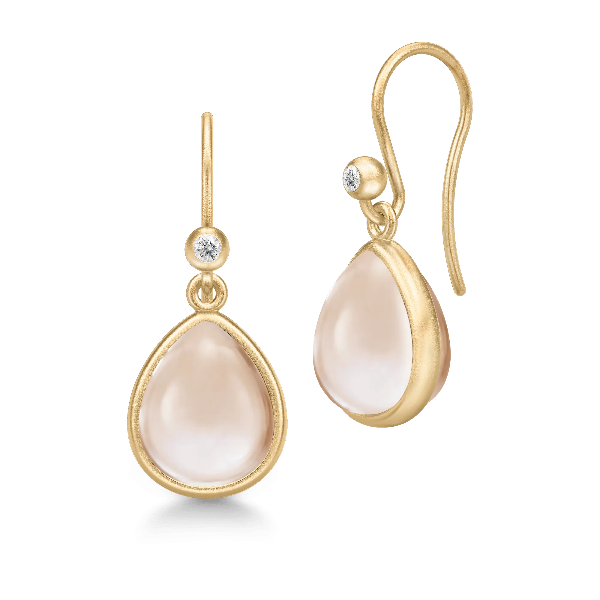 Paloma Nude Gold Plated Earrings
