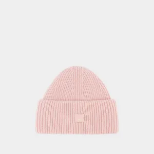 Pana Face Beanie - Acne Studios - Wool - Pink