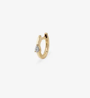 Pear Diamond Huggie 0.07 - Single