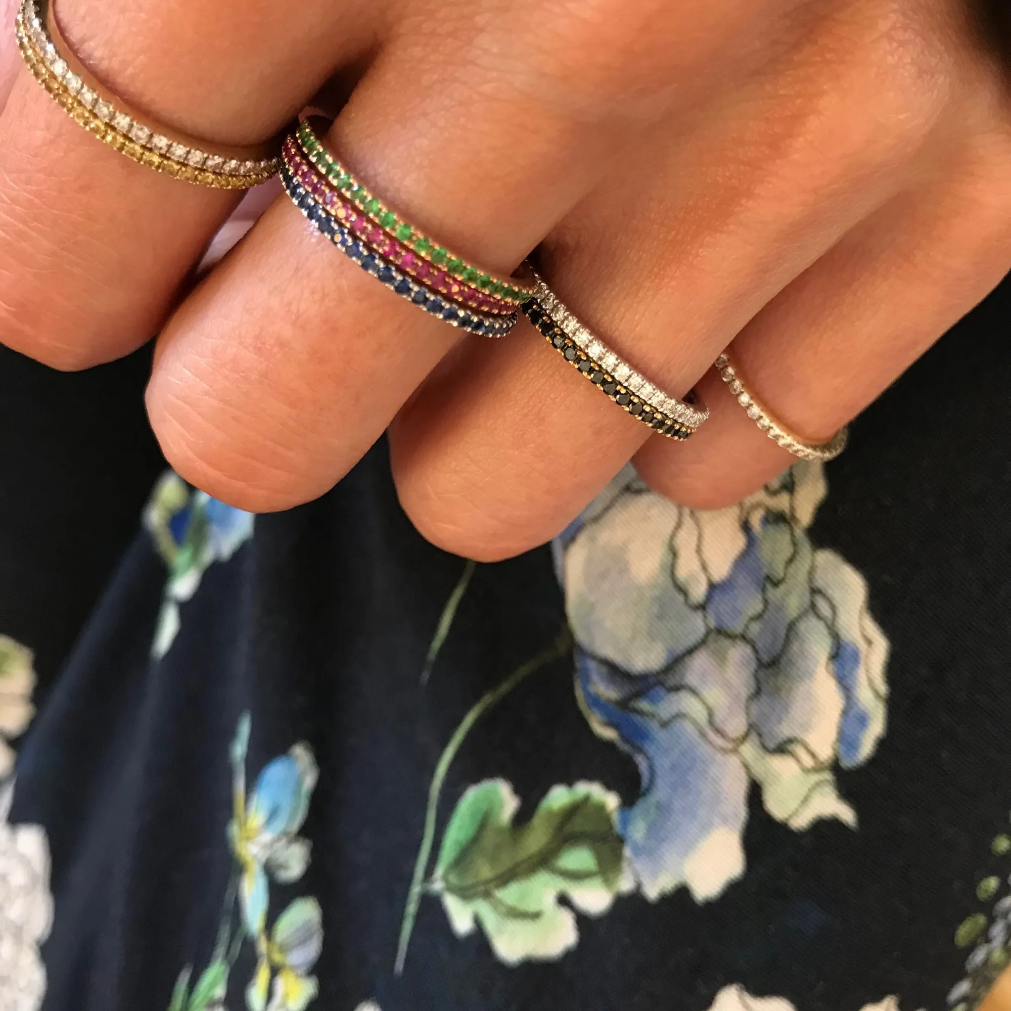 Petit Olivia Ring Gold, Pink
