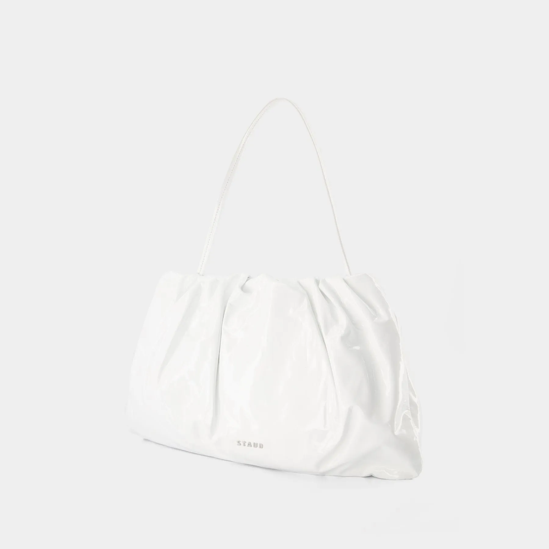 Phoebe Bag - Staud - Leather - White