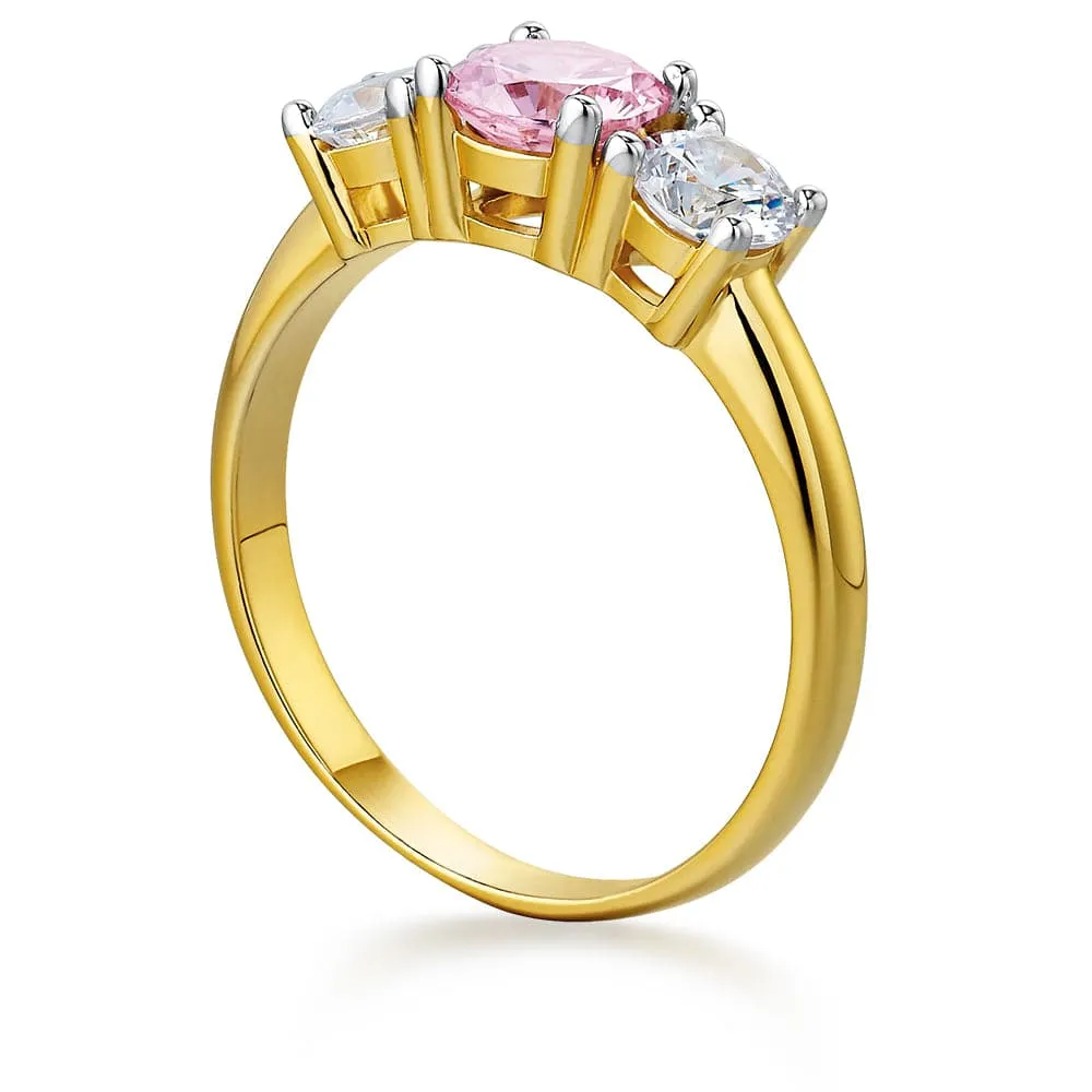 Pink Trilogy Ring