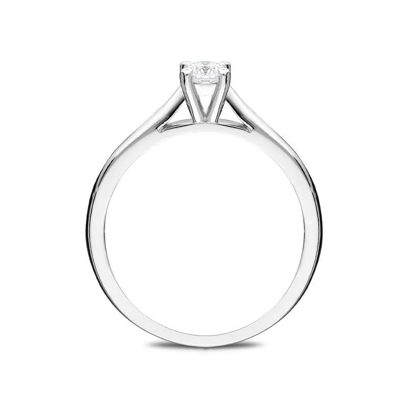 Platinum 0.20ct Diamond Solitaire Ring