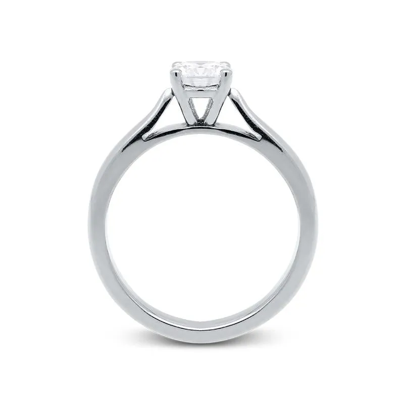 Platinum 0.60ct Diamond Brilliant Cut Solitaire Ring