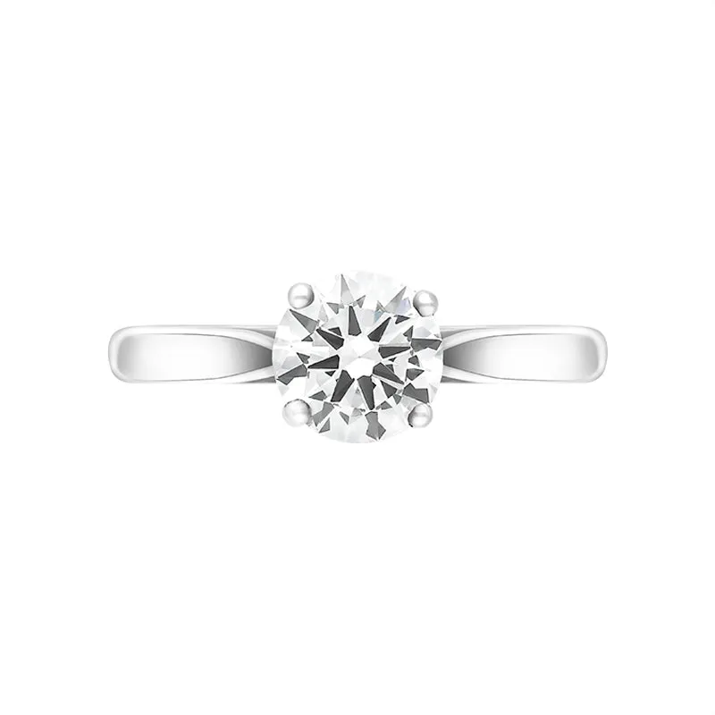 Platinum 1.02ct Diamond Brilliant Cut Solitaire Ring