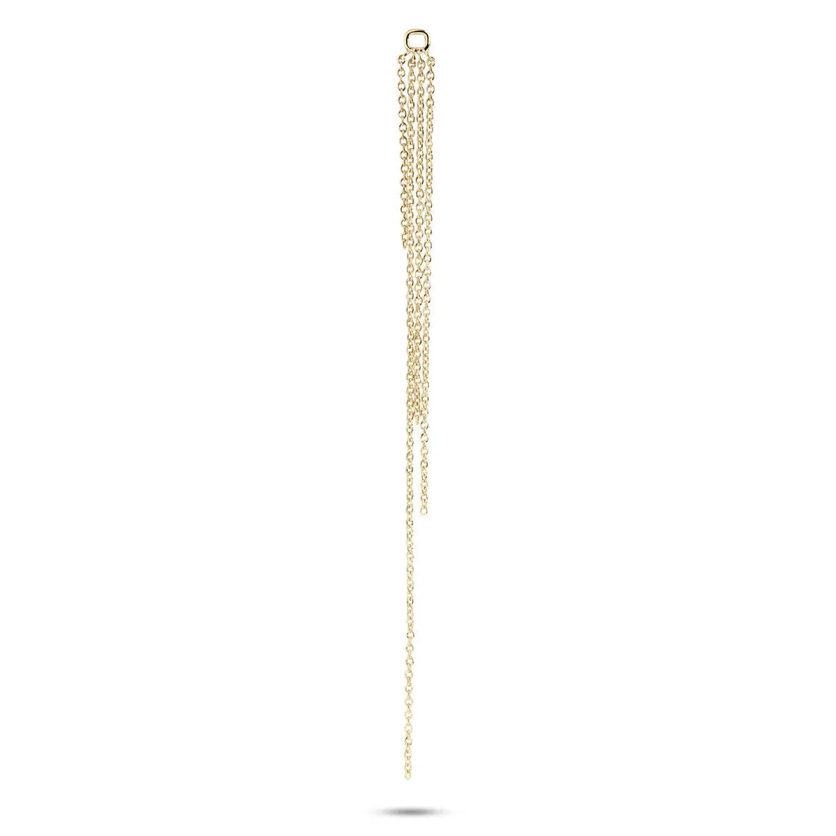Rainbow 4 Chains 10K Gold Earring-Pendant
