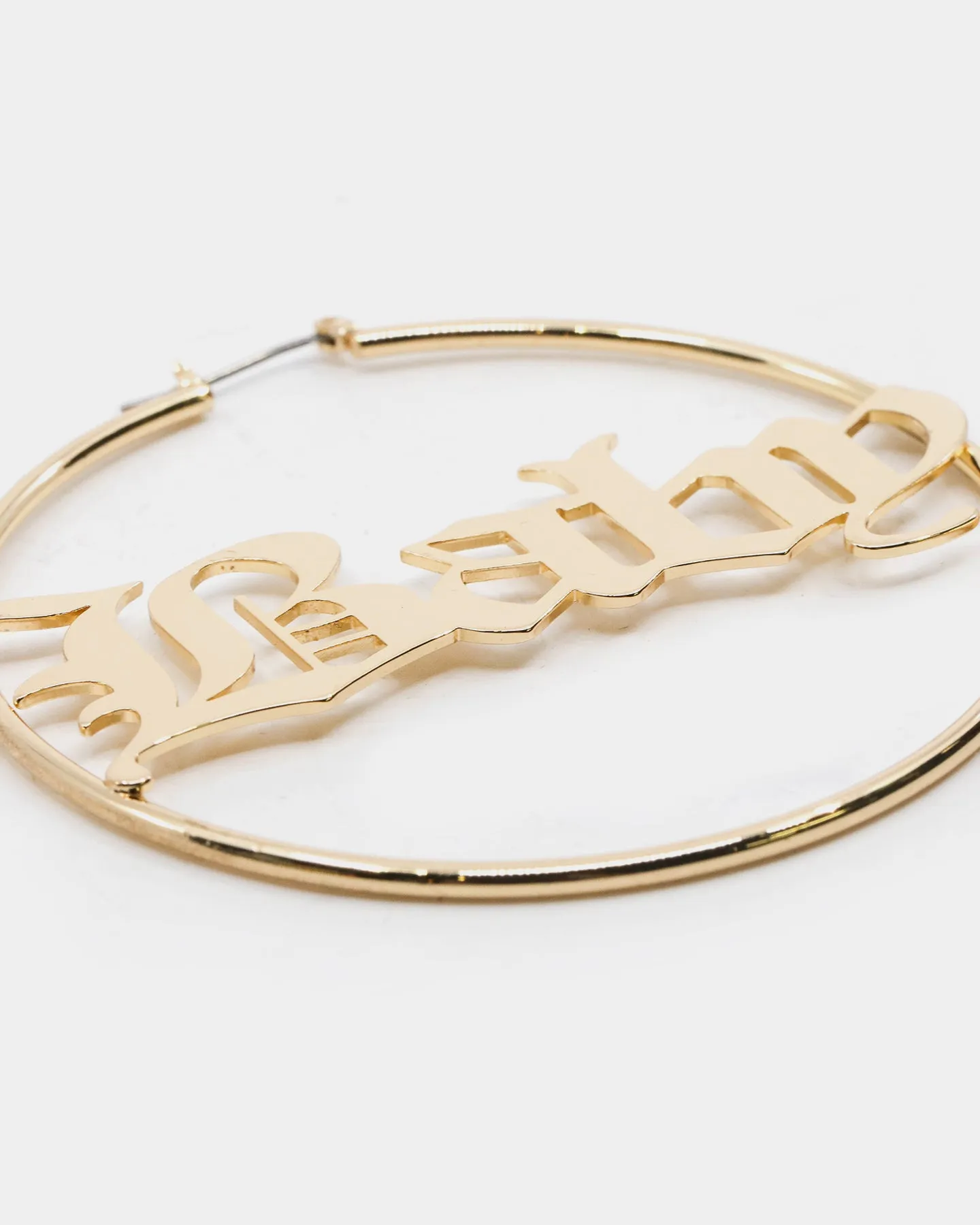 Raising Hell Women's 'Baby' Hoop Earrings Gold