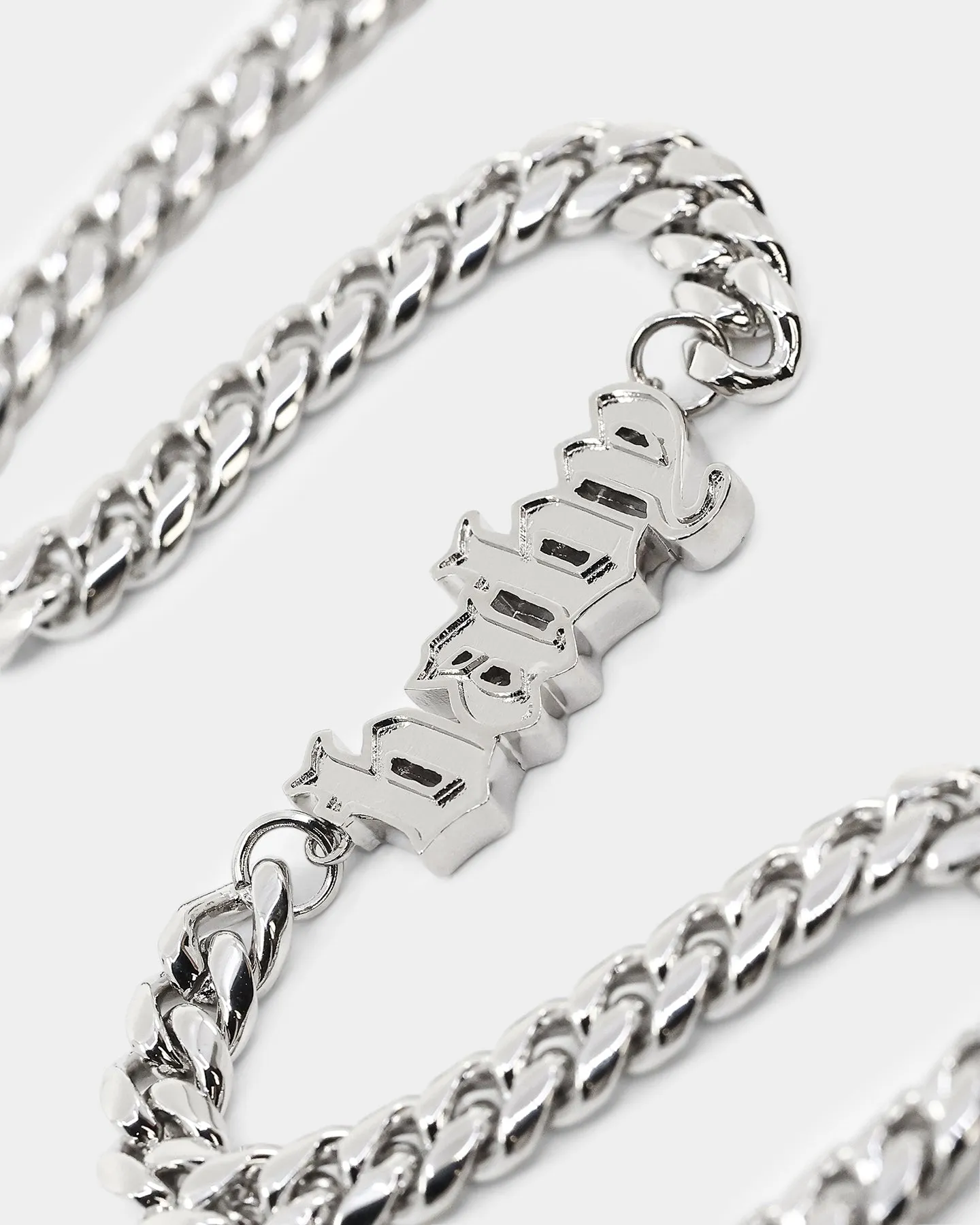 Raising Hell Women's Baby Necklace White Gold
