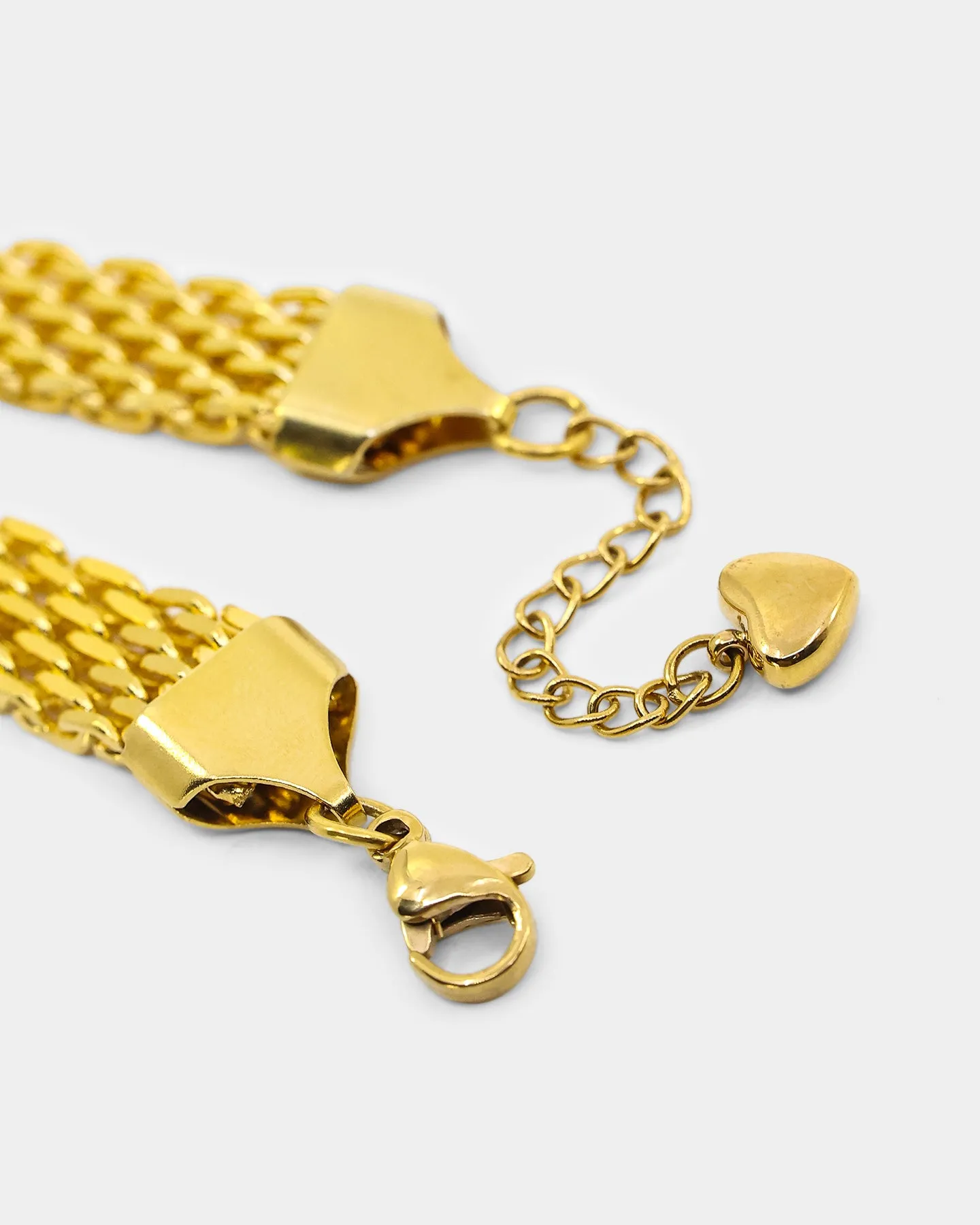 Raising Hell Women's Braided Bracelet Gold