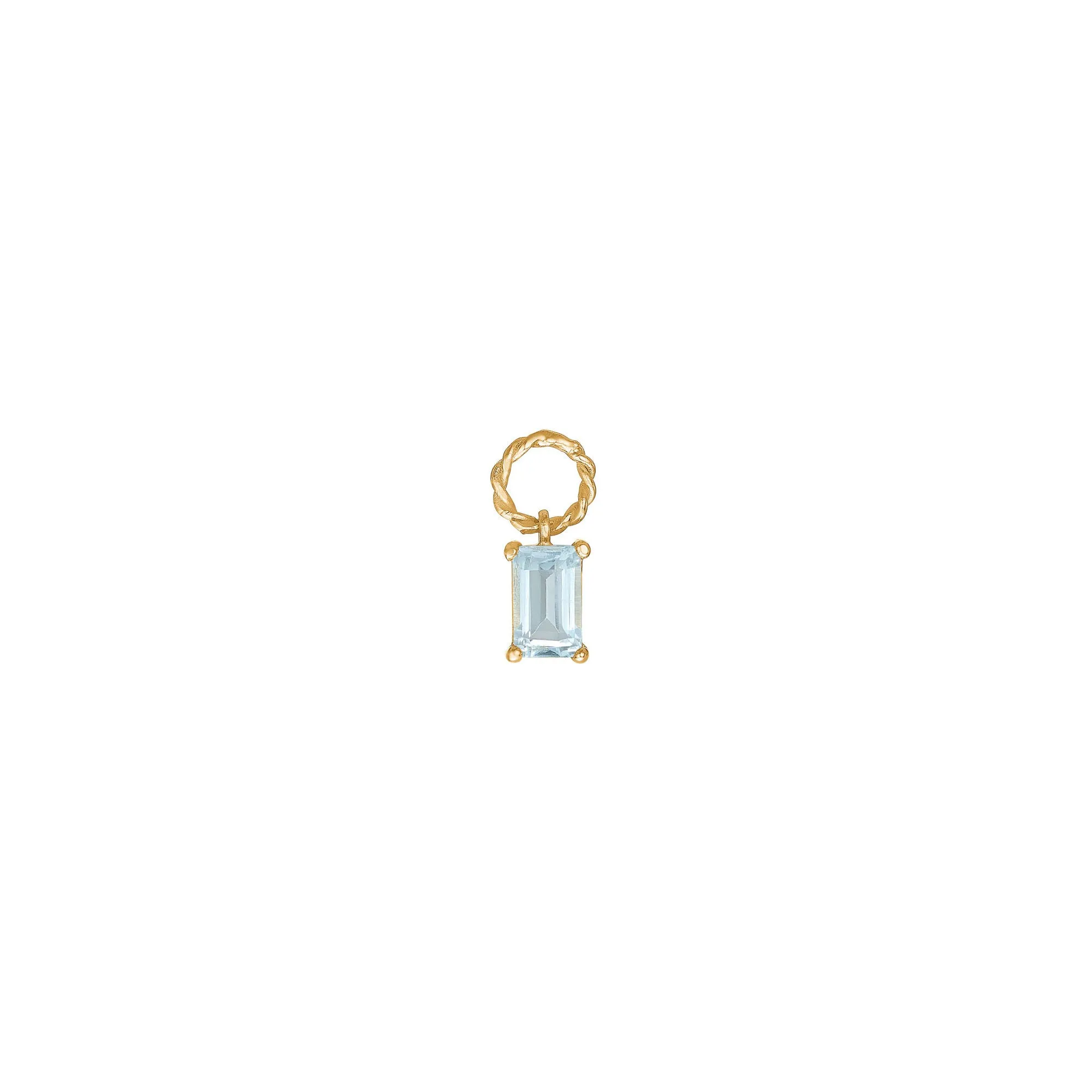 Reef 18K Gold Plated Earring w. Topaz