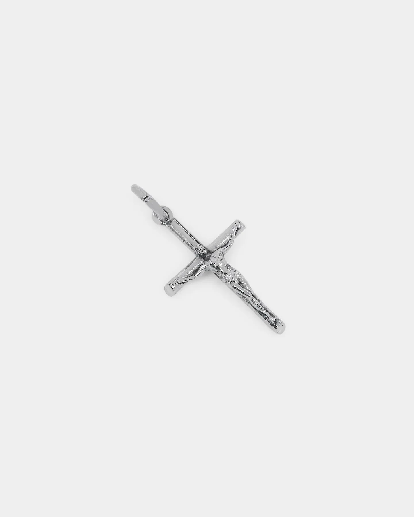 Saint Morta Crucifix Pendant White Gold