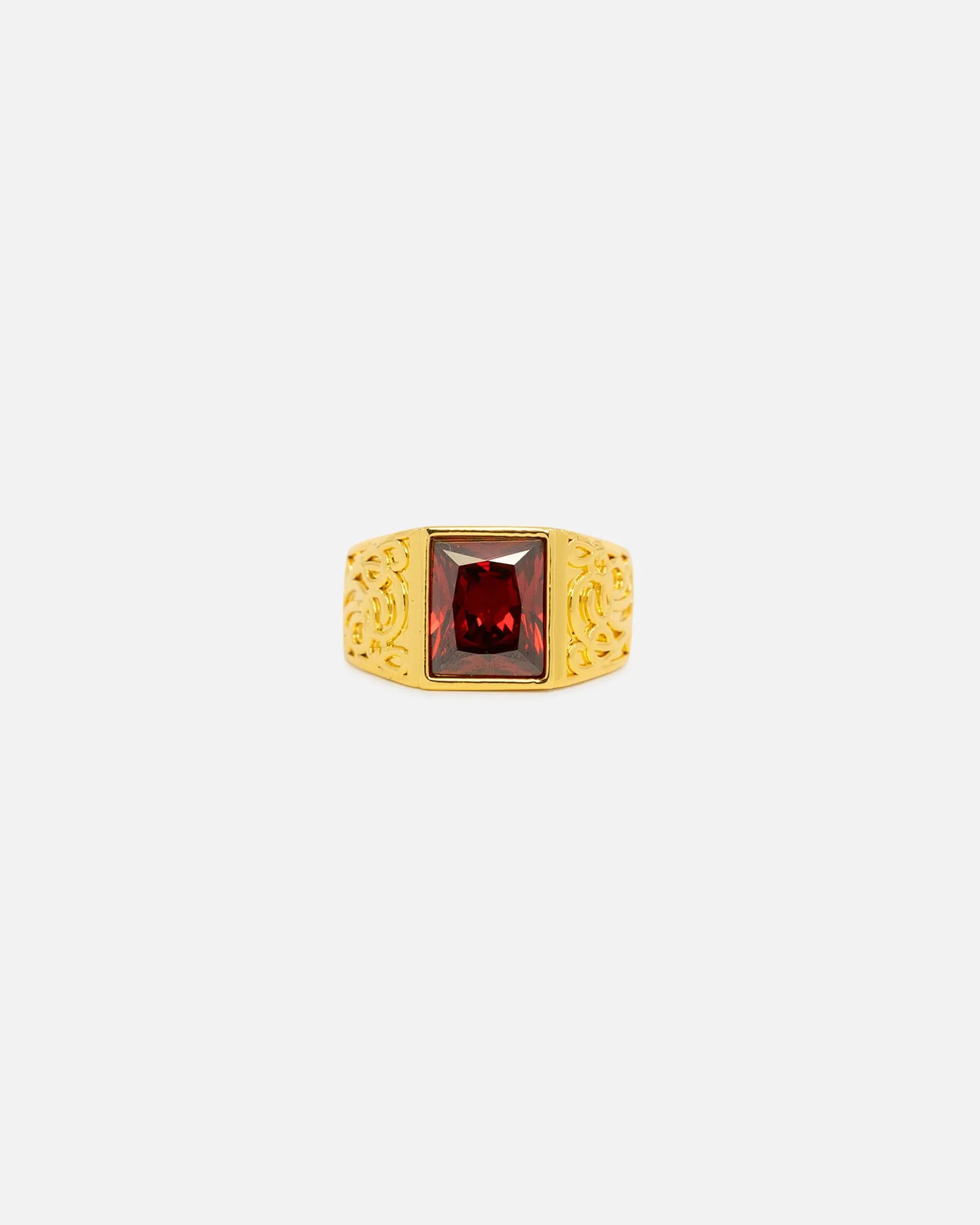 Saint Morta Stone Champioinship Ring Gold/Garnet
