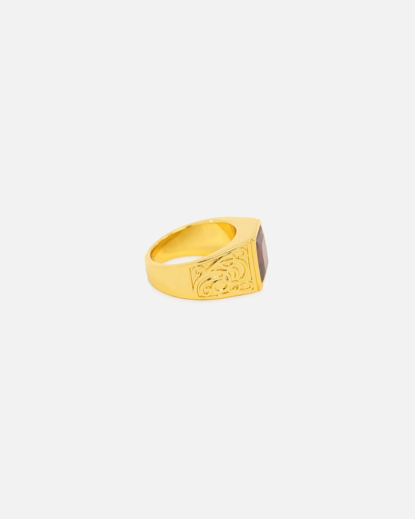 Saint Morta Stone Champioinship Ring Gold/Garnet
