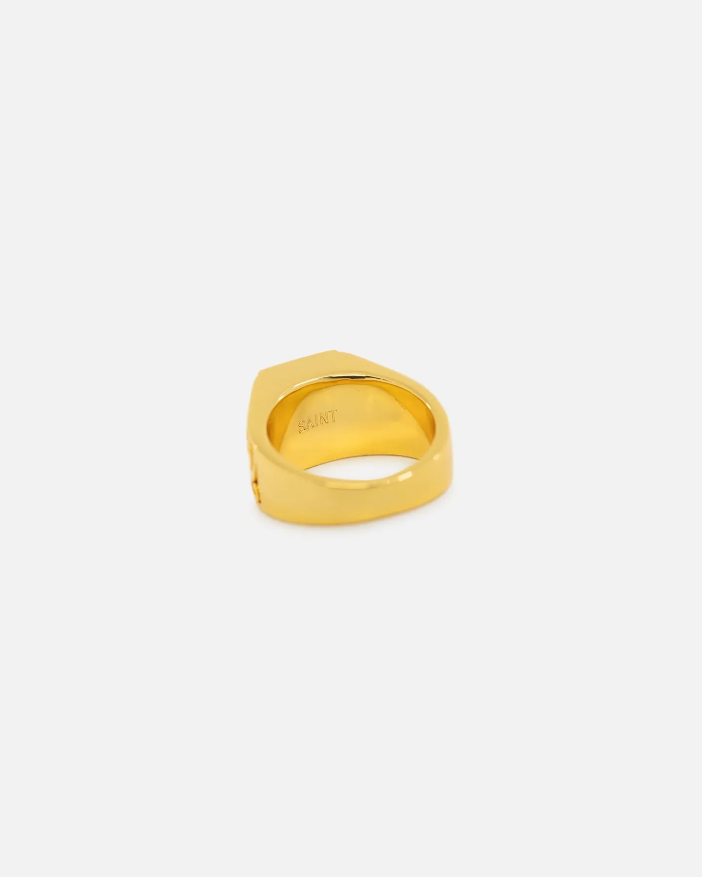 Saint Morta Stone Champioinship Ring Gold/Garnet