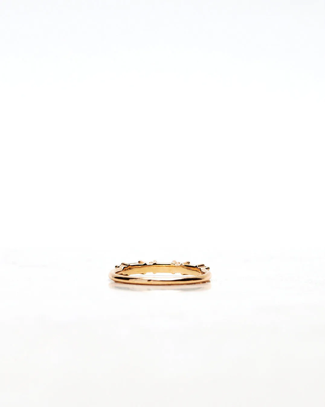 Sania Art Deco Baguette 18K Gold, Whitegold or Rosegold Ring w. Diamonds