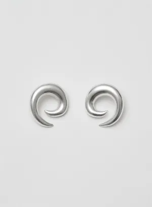 Saturn Silver Earrings