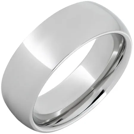 Serinium® Domed Band with Polish Finish