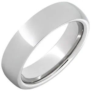 Serinium® Domed Band with Polish Finish