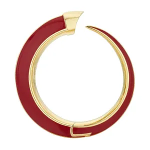 Shaun Leane Sabre Solis 18ct Yellow Gold Vermeil Sterling Silver Sienna Ceramic Cuff