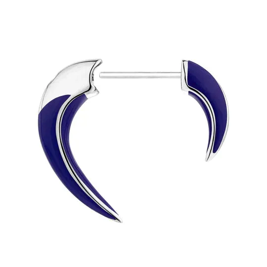 Shaun Leane Sabre Solis Talon Sterling Silver Atlantic Ceramic Earrings