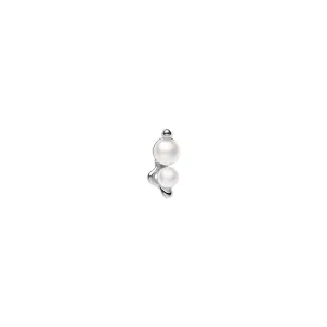 Shibuya Ni Silver Stud w. Pearls