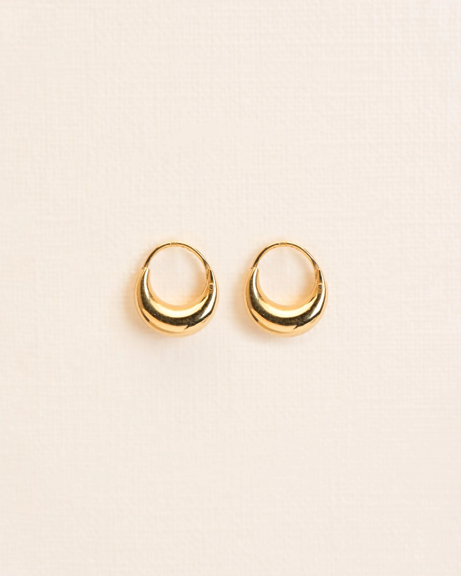 Small 18K Gold Hoops