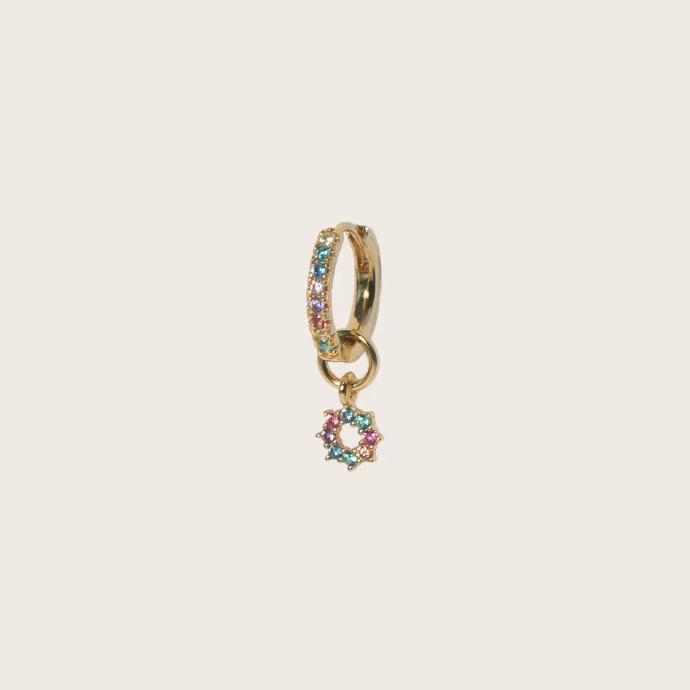 Sole 18K Gold Plated Pendant w. Zirconia