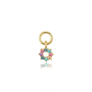 Sole 18K Gold Plated Pendant w. Zirconia