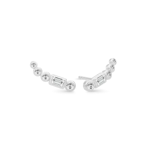 Sophia Clear Silver Earstuds w. Zirconia