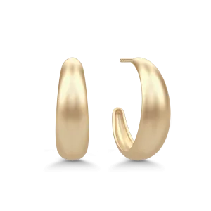 Sparrow Midi Gold Plated Hoops