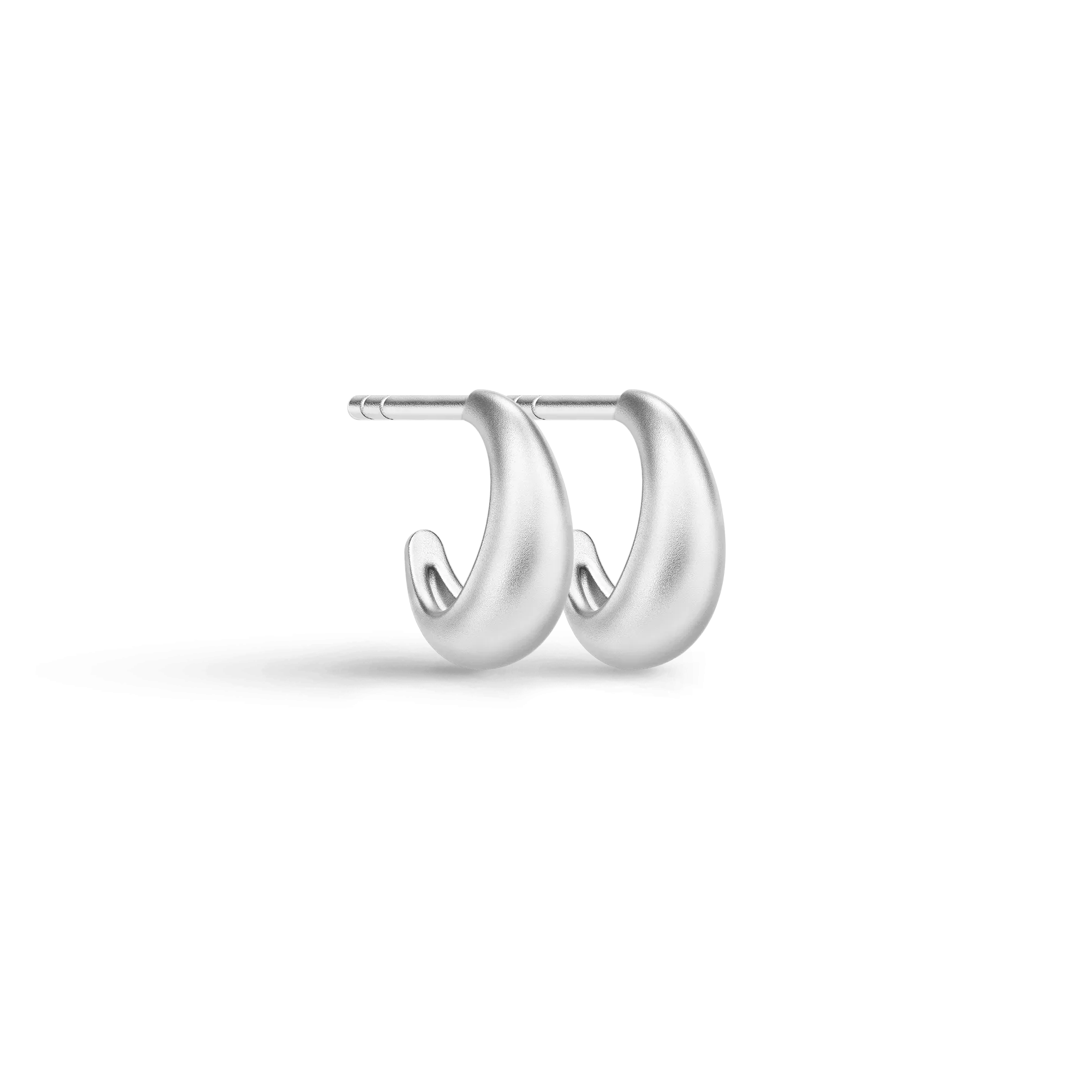 Sparrow Mini Silver Hoops
