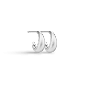 Sparrow Mini Silver Hoops
