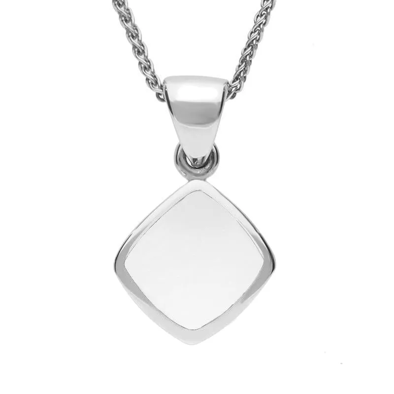 Sterling Silver Bauxite Dinky Cushion Necklace