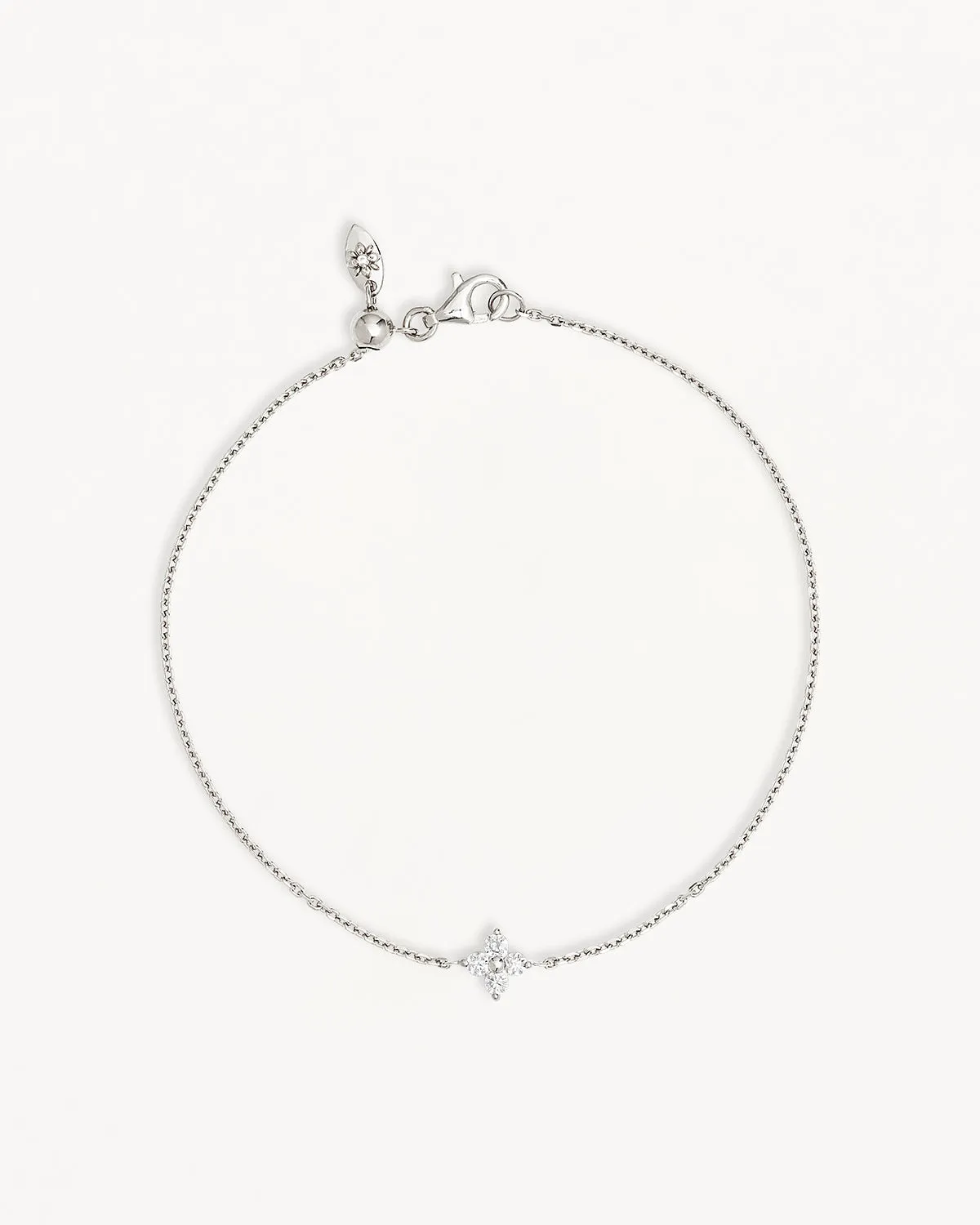 Sterling Silver Crystal Bloom Bracelet Bycharlotte