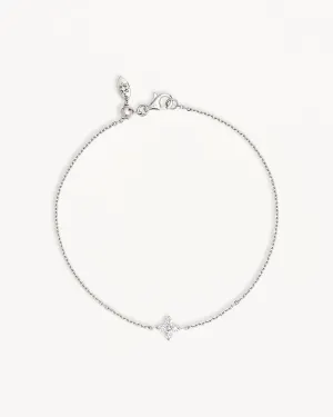 Sterling Silver Crystal Bloom Bracelet Bycharlotte