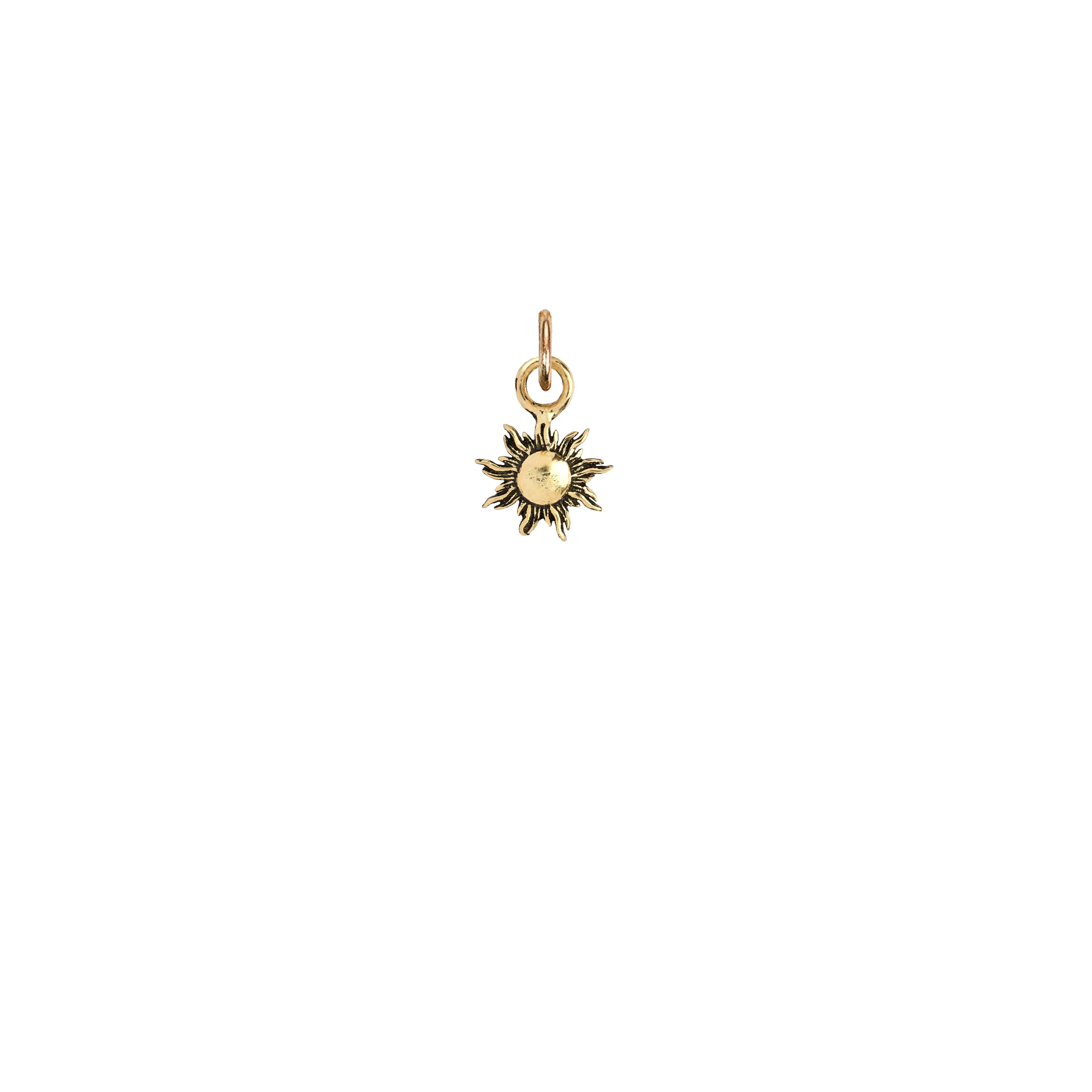 Sun 14K Gold Symbol Charm