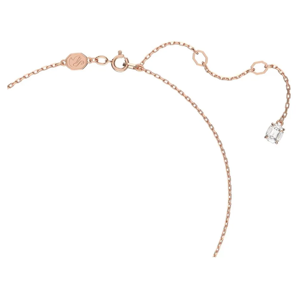 Swarovski Constella Necklace with Pendant Round cut White Rose gold-tone plated  38cm x 42 CM
