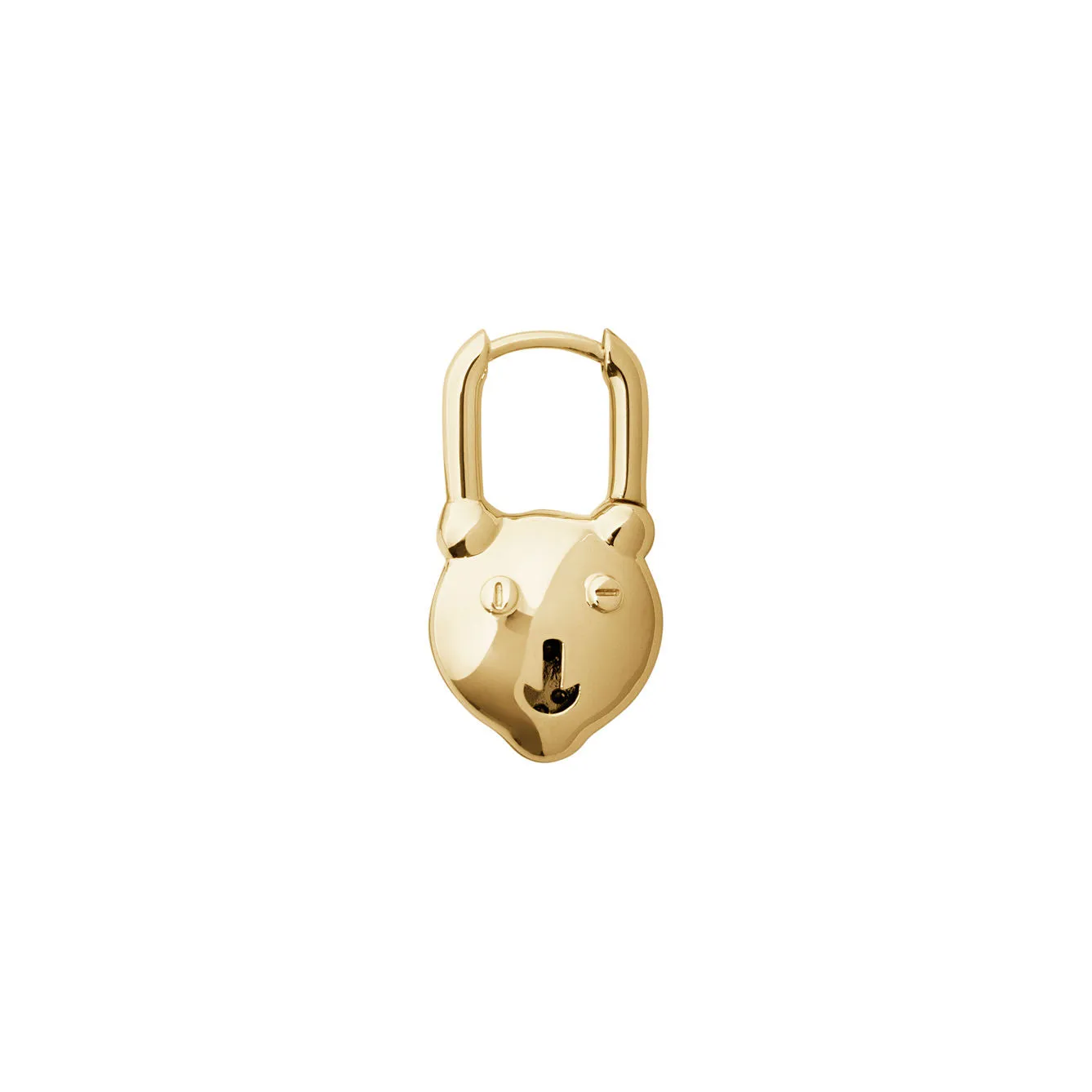 Ted 14K Gold Huggie w. Lab-Grown Diamonds
