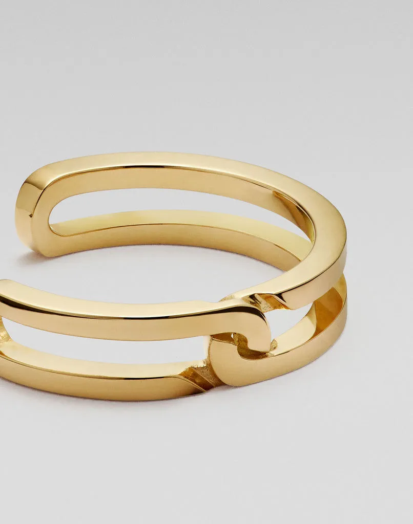 The Gasp Large 18K Gold Earring